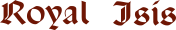 Royal Isis - Site Title Image